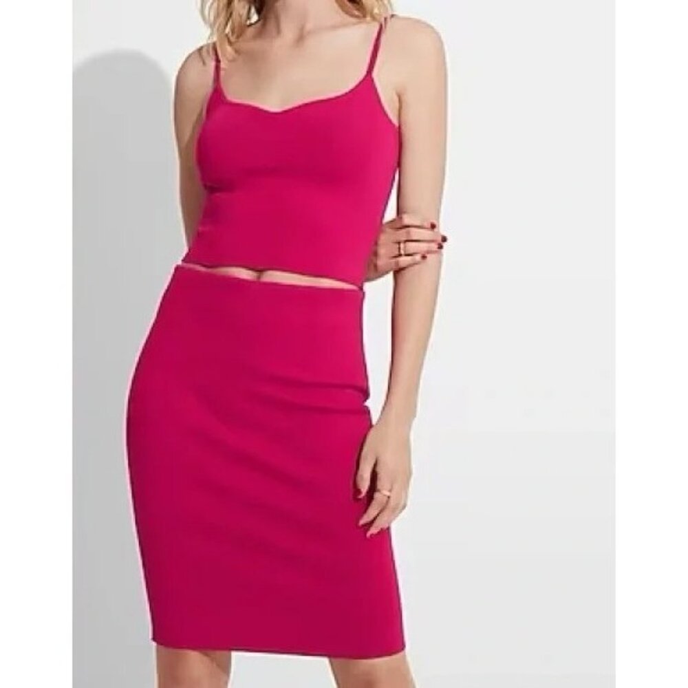 Express Body Contour Sweater Pencil Skirt S